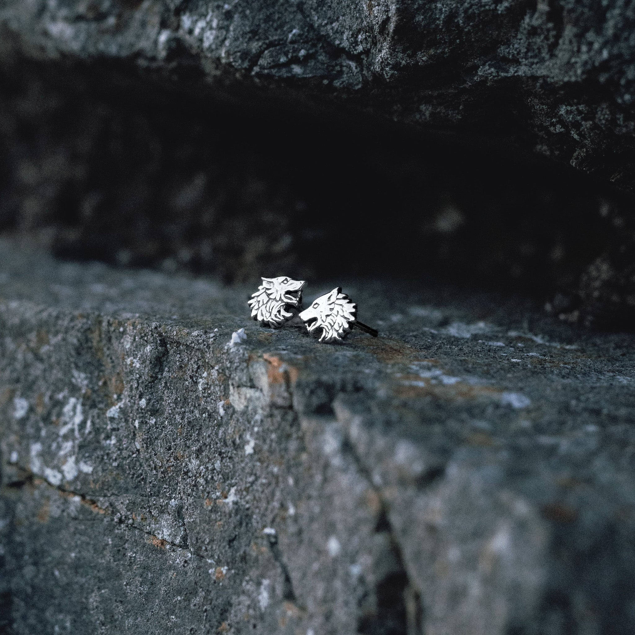Moddey Dhoo Silver Stud Earrings