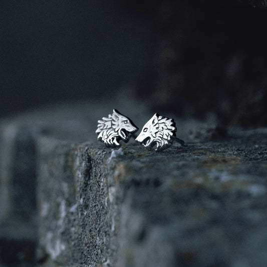 Moddey Dhoo Silver Stud Earrings