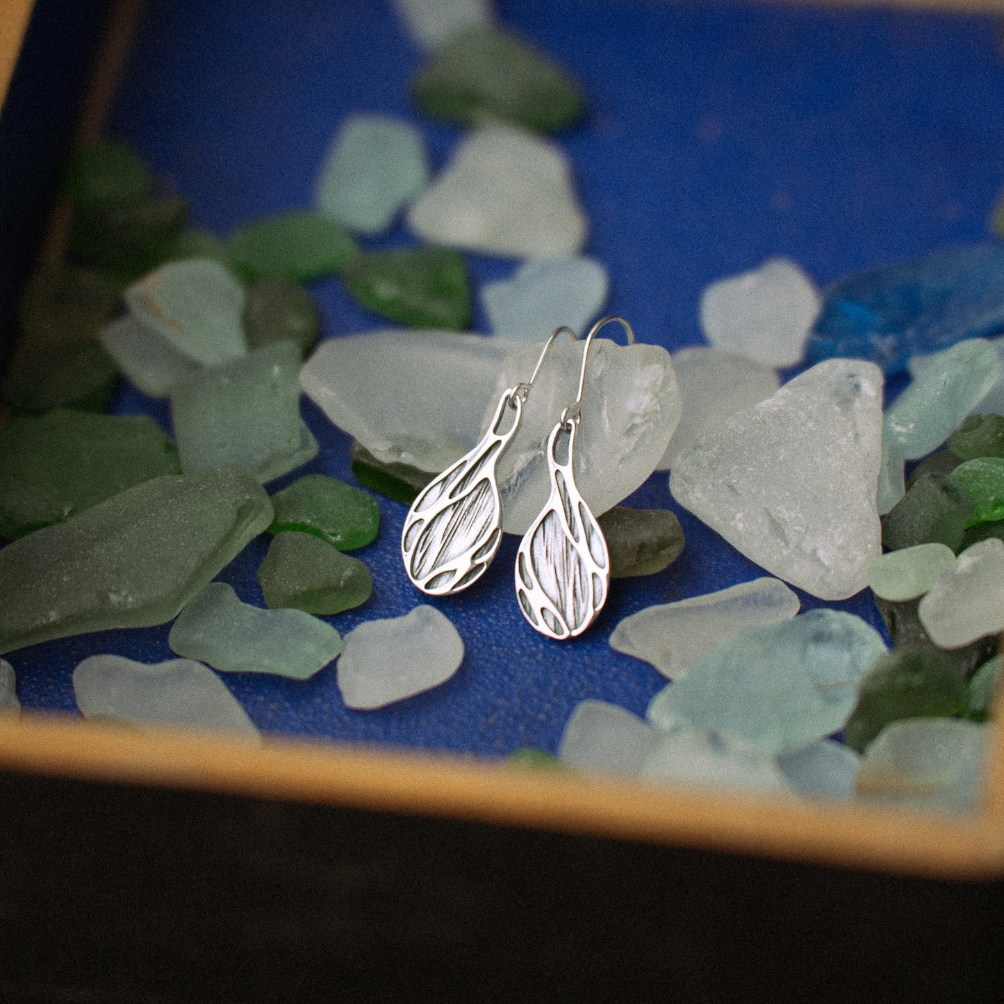 Sterling Silver Aurora Earrings