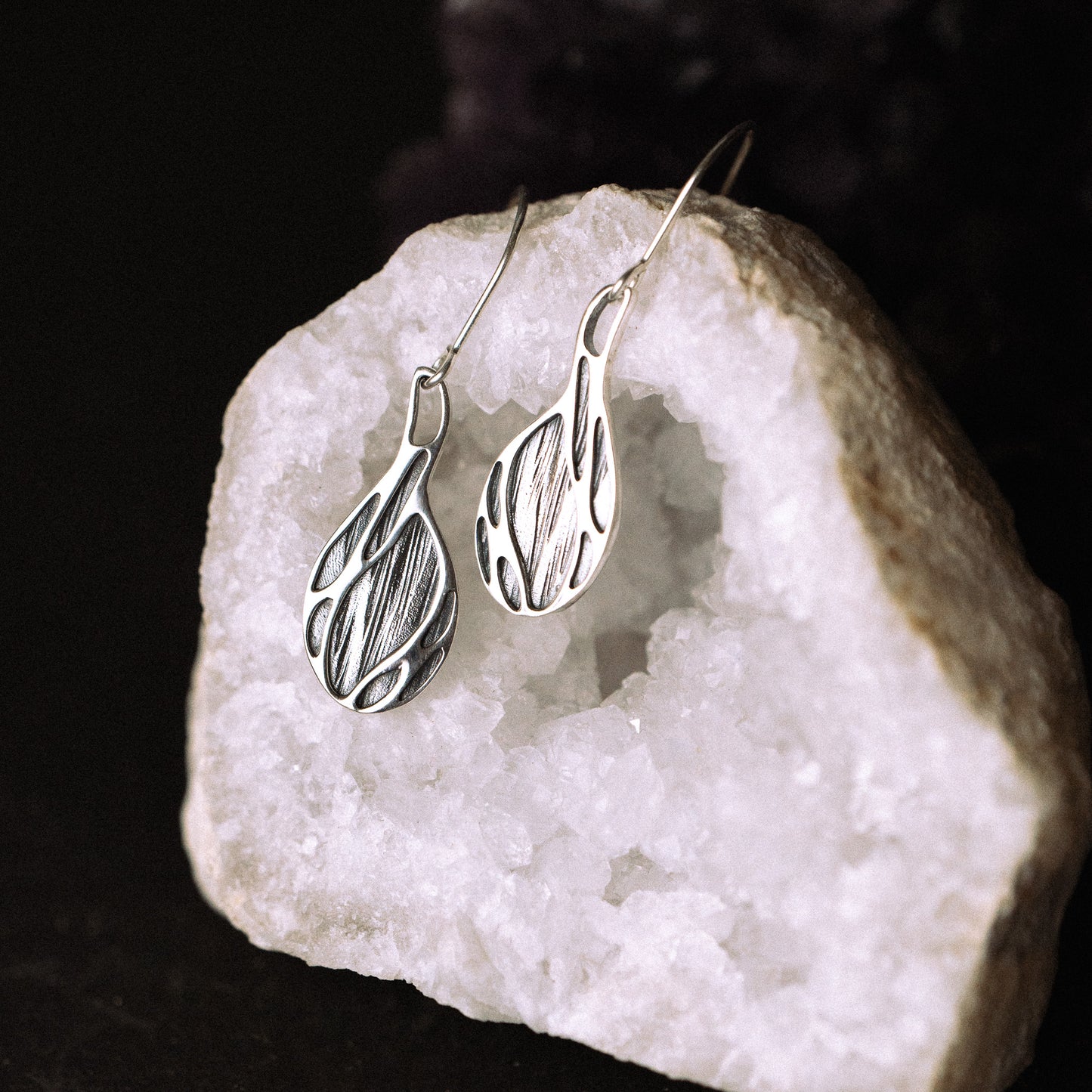 Sterling Silver Aurora Earrings