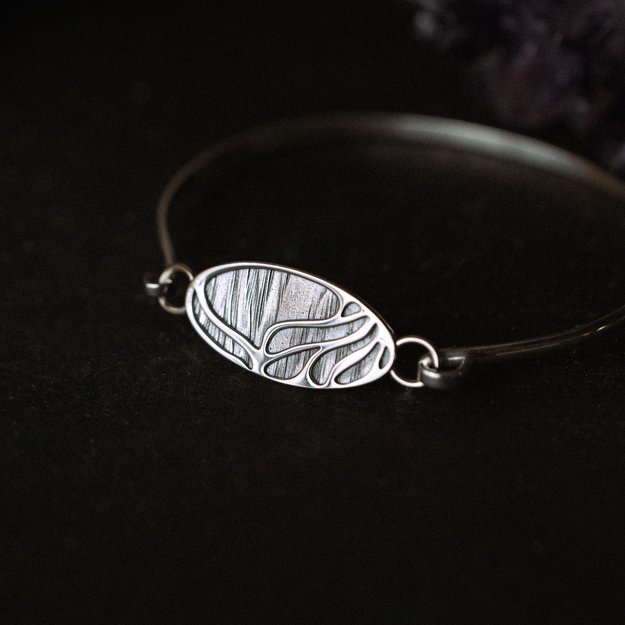 Sterling Silver Aurora Bangle