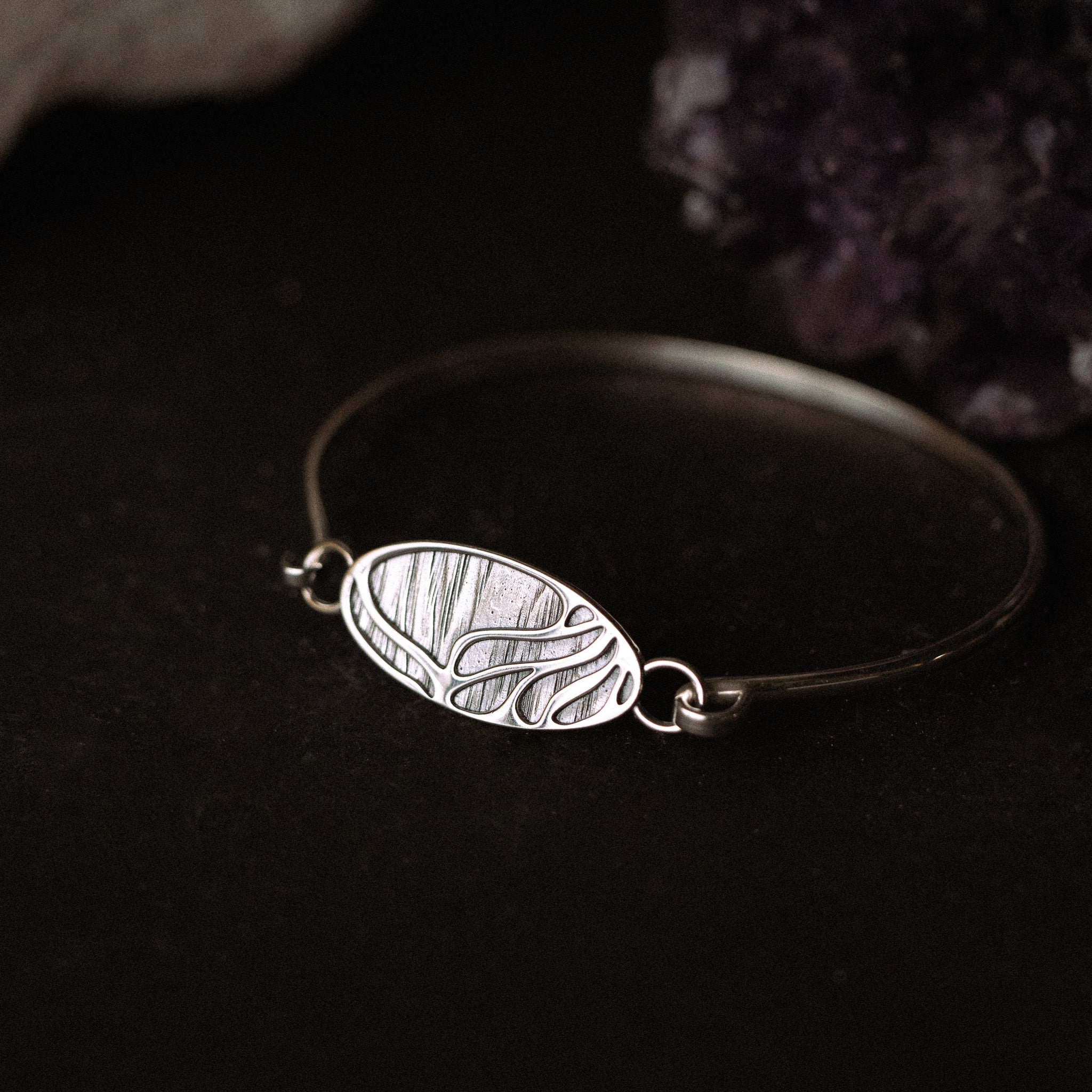 Sterling Silver Aurora Bangle