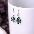 Aurora Enamelled Sterling Silver Earrings