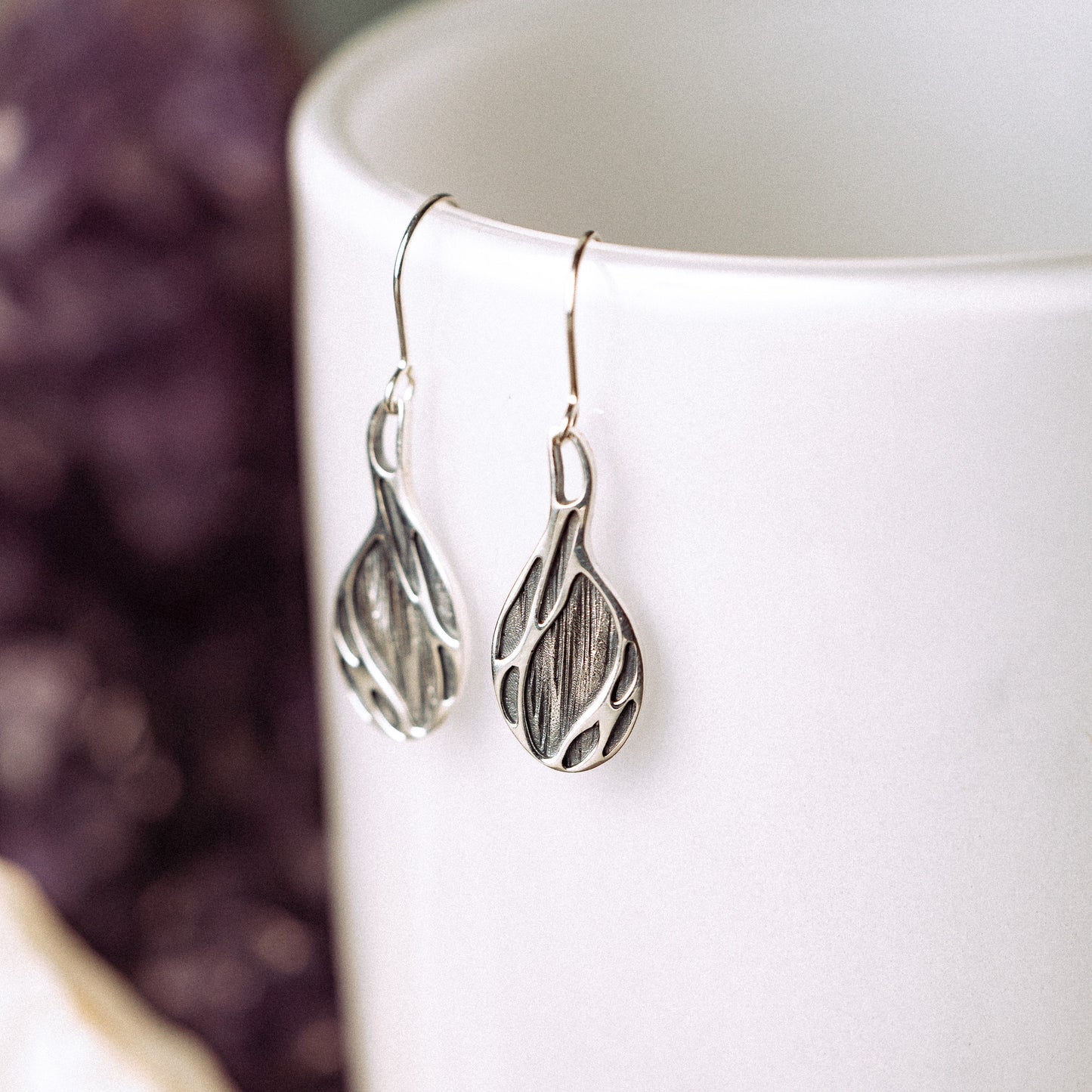 Sterling Silver Aurora Earrings