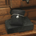 Cockle Shell Charm Stretch Sterling Silver Bracelet
