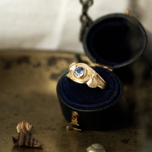 Gold and Sapphire Beachcomber Ring