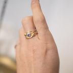 Gold and Sapphire Beachcomber Ring