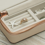 Yellow and White Gold Barnacle Ring with Morganite
