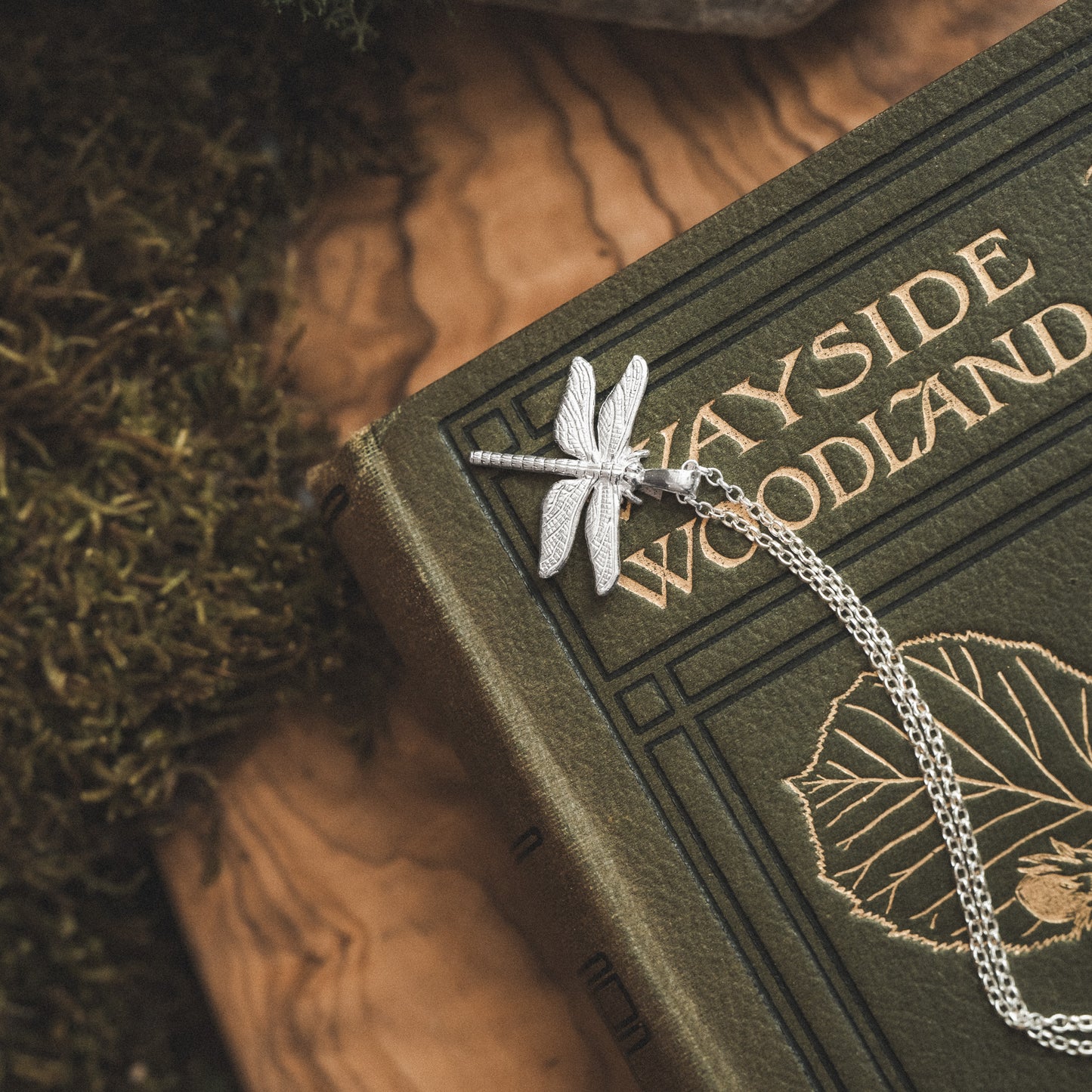 Sterling Silver Dragonfly Pendant Necklace