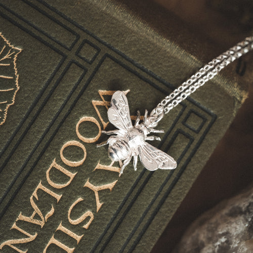 Sterling Silver Honey Bee Necklace
