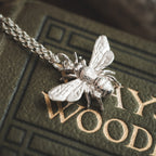 Sterling Silver Honey Bee Necklace
