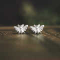 Sterling Silver Honey Bee Stud Earrings