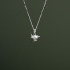 Sterling Silver Wren Pendant Necklace