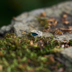 Injebreck Sterling Silver Archibald Knox inspired Enamel Ring