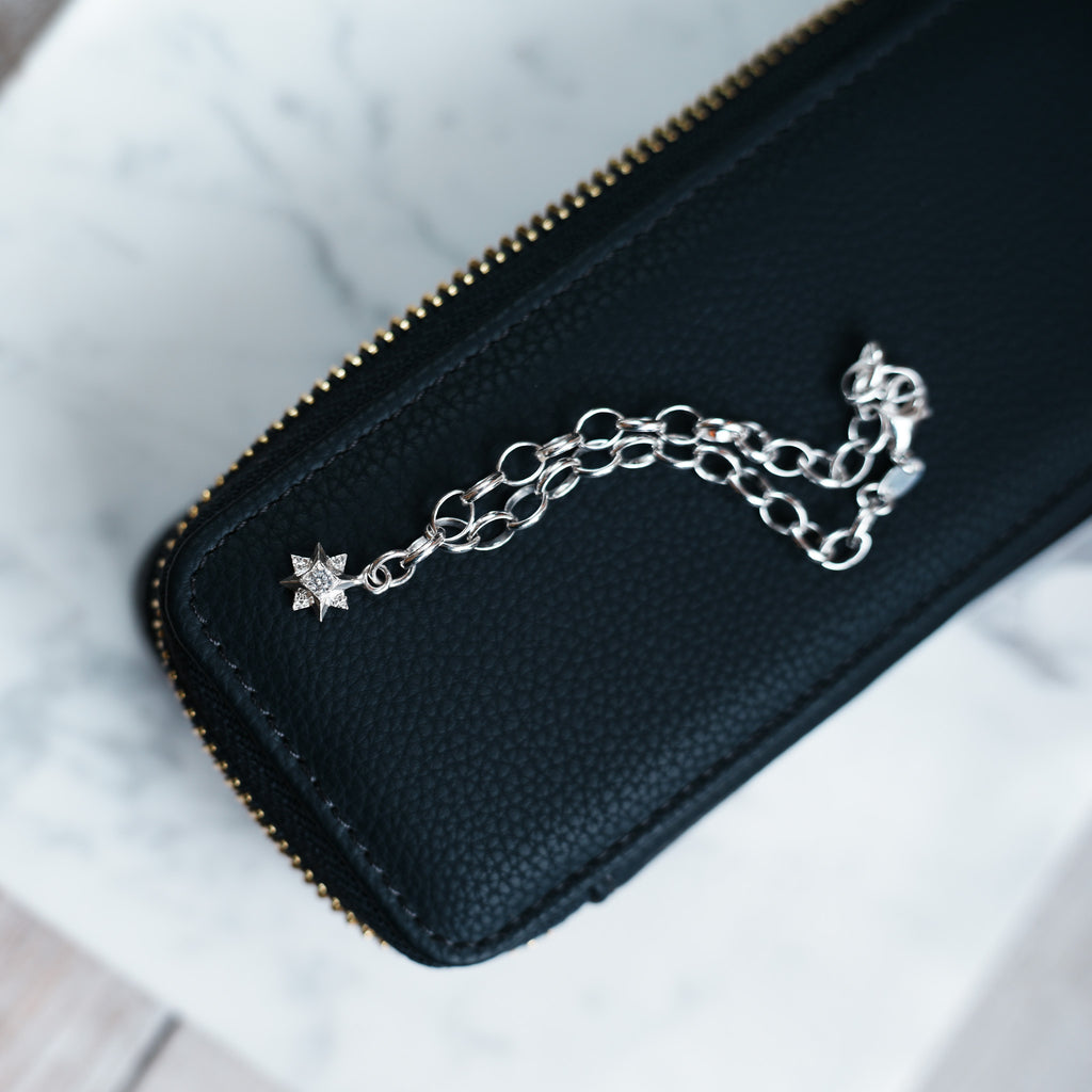 North Star Sterling Silver Charm Bracelet