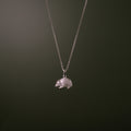 Hedgehog Small Silver Charm Necklace