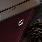 Silver Oak Twig Ring