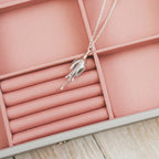 Sterling Silver Fuchsia Flower Necklace