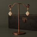 Gold Sandulf's Cross Celtic Knot Earrings