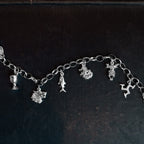 Manx Folklore Sterling Silver Charm Bracelet