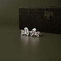 Sandulf's Cross Silver Knotwork Cufflinks