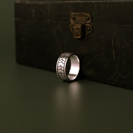 Sandulf's Cross Silver Viking Ring