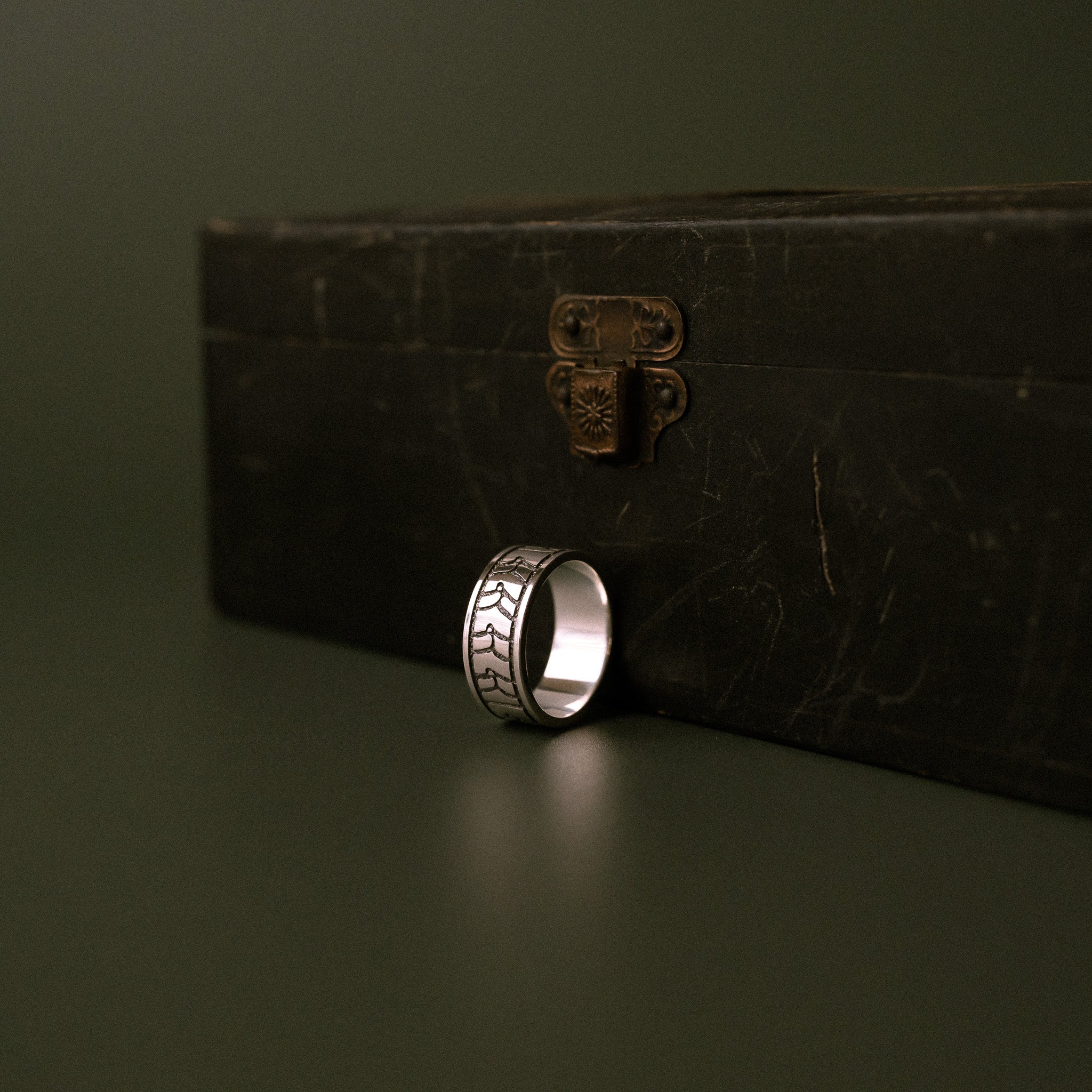 Sandulf's Cross Silver Viking Ring