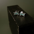 Sandulf's Cross Enamelled Silver Knot Cufflinks
