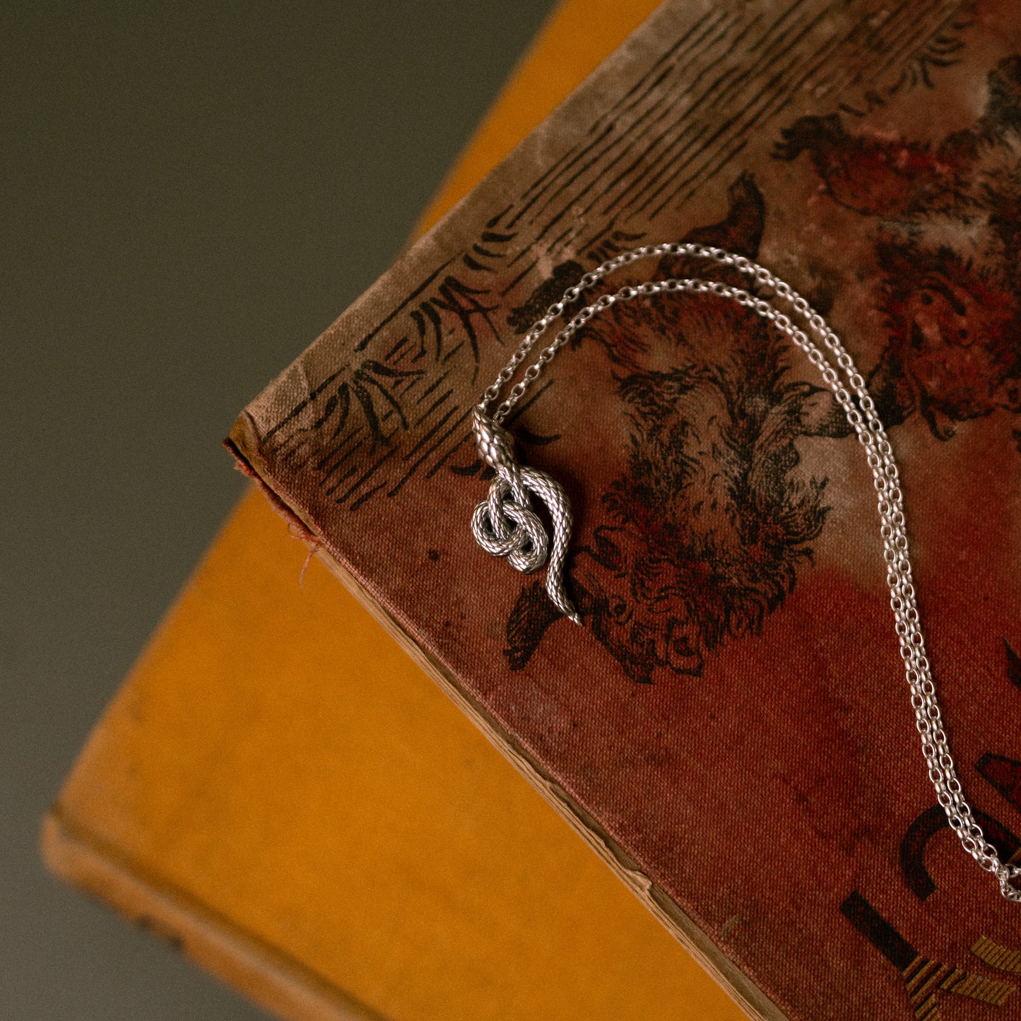 Sandulf's Cross Serpent Celtic Knot Necklace