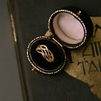 Celtic Gold Ring in vintage box