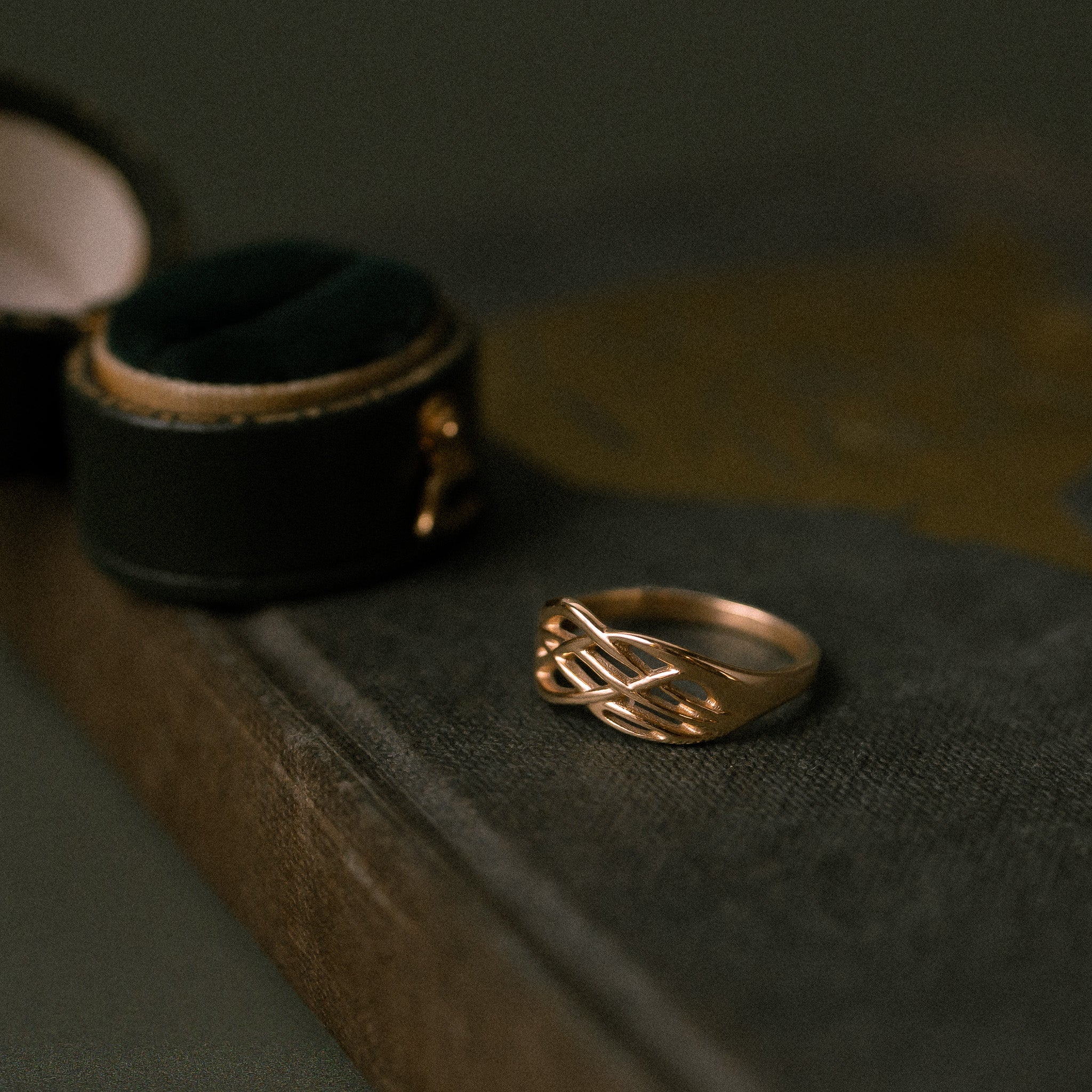 Gold Celtic Roots Ring – Element Isle