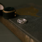 Celtic White Gold Ring