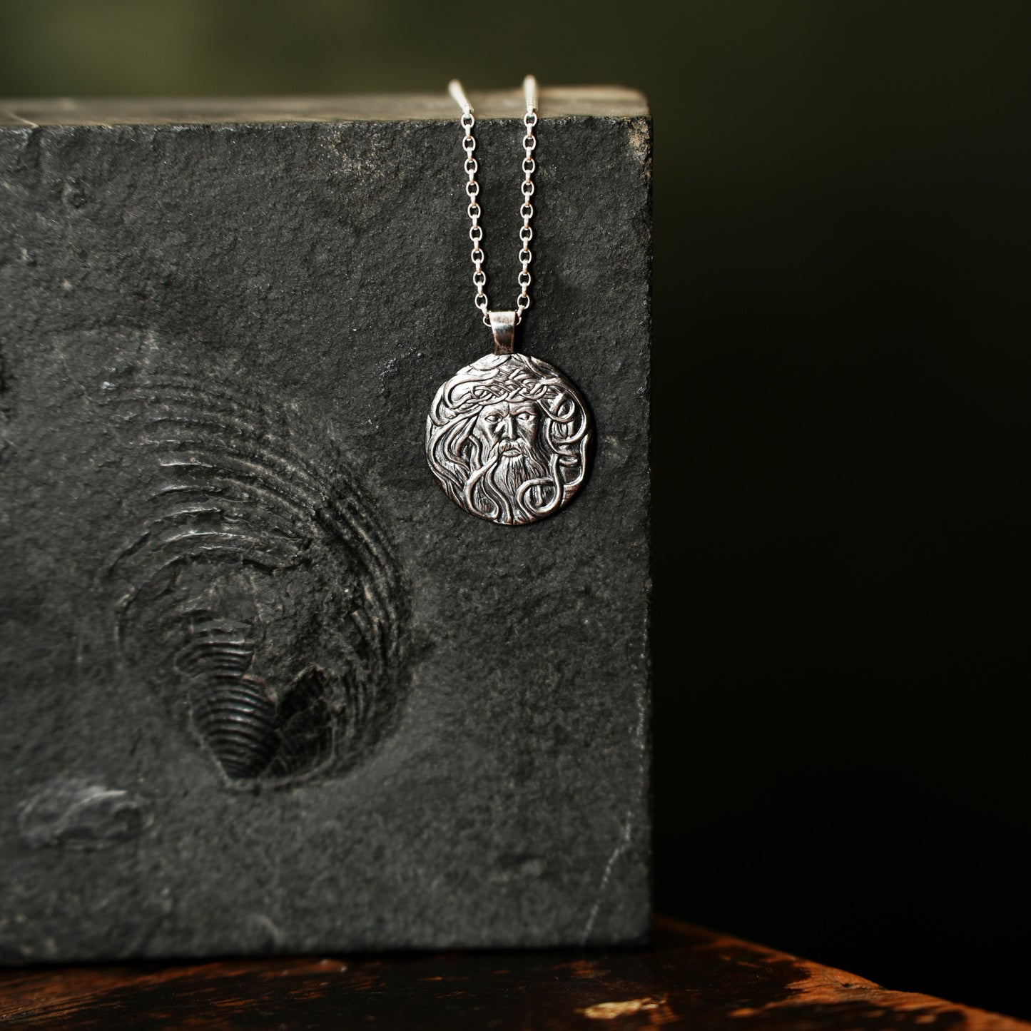 Manannan Sterling Silver Pendant Necklace