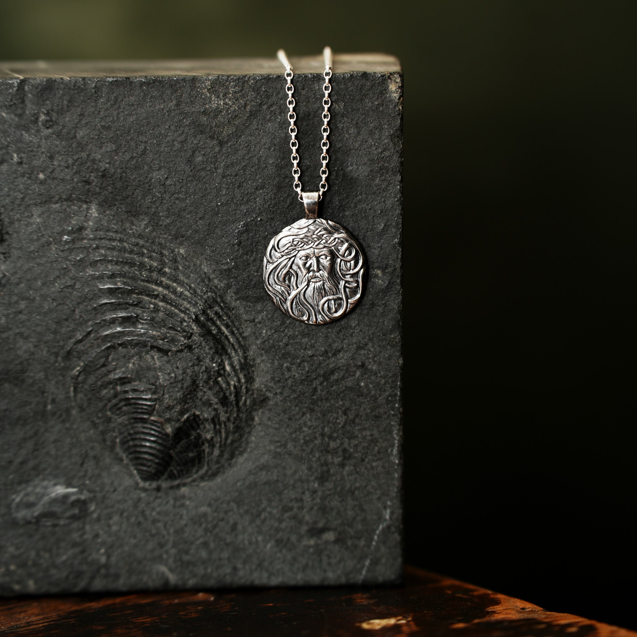Manannan Sterling Silver Pendant Necklace