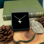 Sterling Silver Robin Charm Necklace