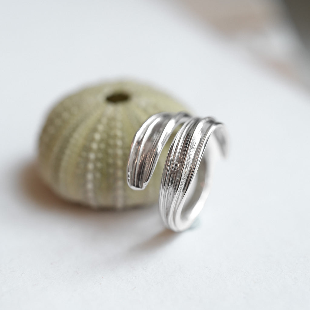 Adjustable Sterling Silver Drift Ring