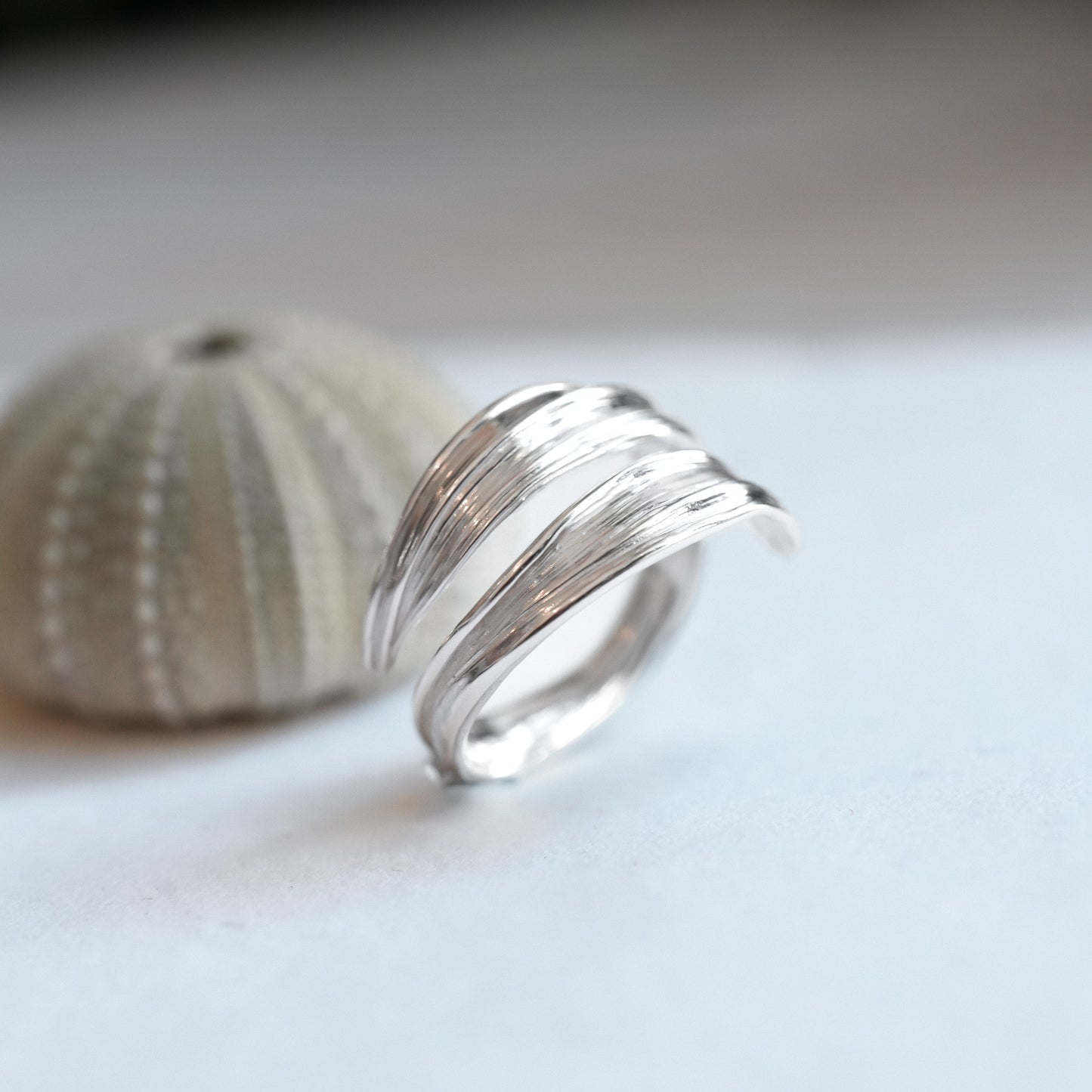Adjustable Sterling Silver Drift Ring