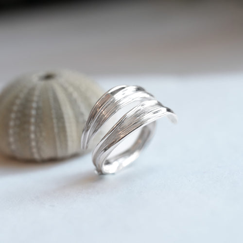 Adjustable Sterling Silver Drift Ring