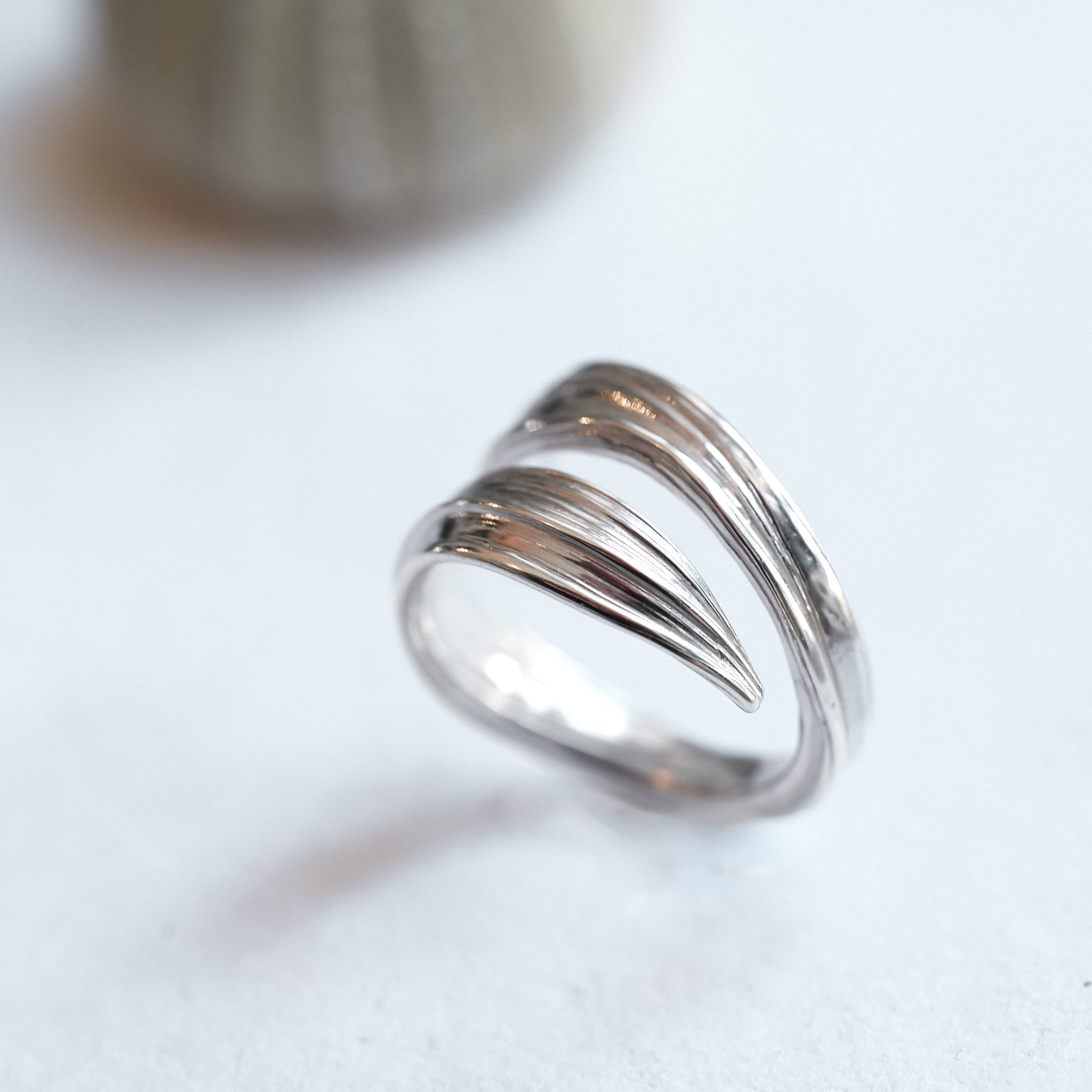 Adjustable Sterling Silver Drift Ring