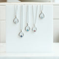 Gemstone Sterling Silver Necklace - Choose your stone