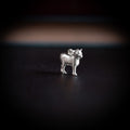 Silver Manx Cat Pendant Necklace