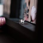 Silver Manx Cat Pendant Necklace