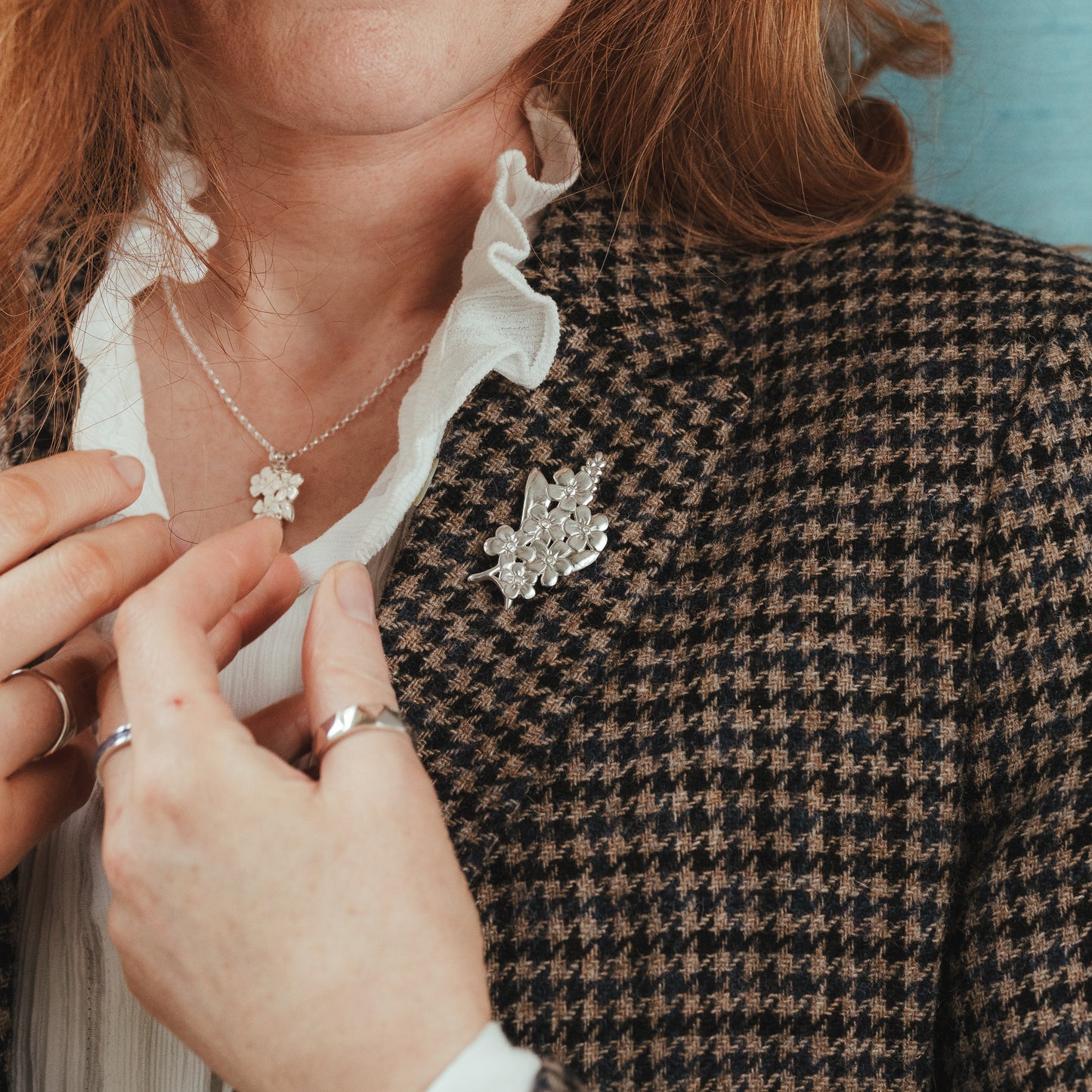 Forget Me Not Brooch