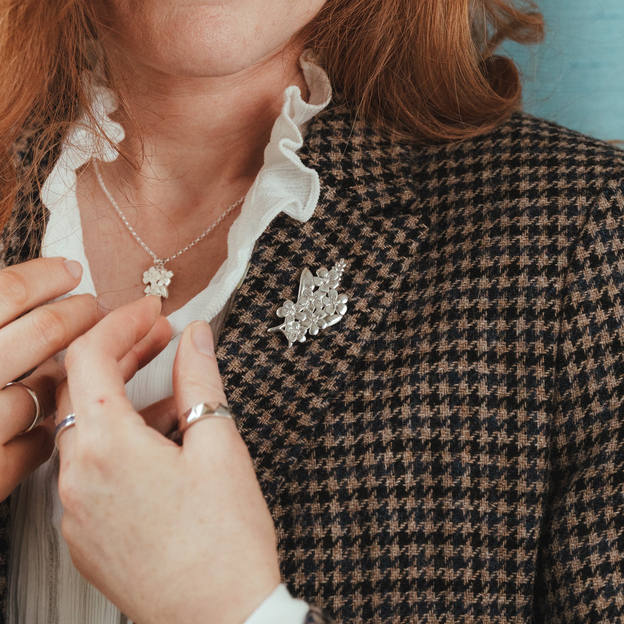 Forget Me Not Brooch