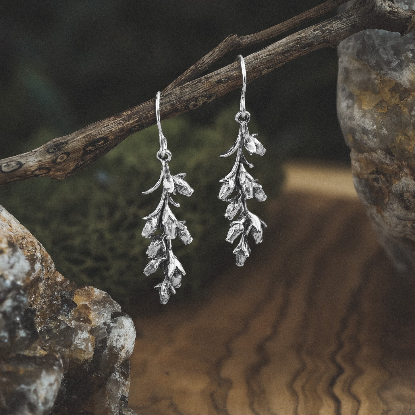Heather Sterling Silver Earrings