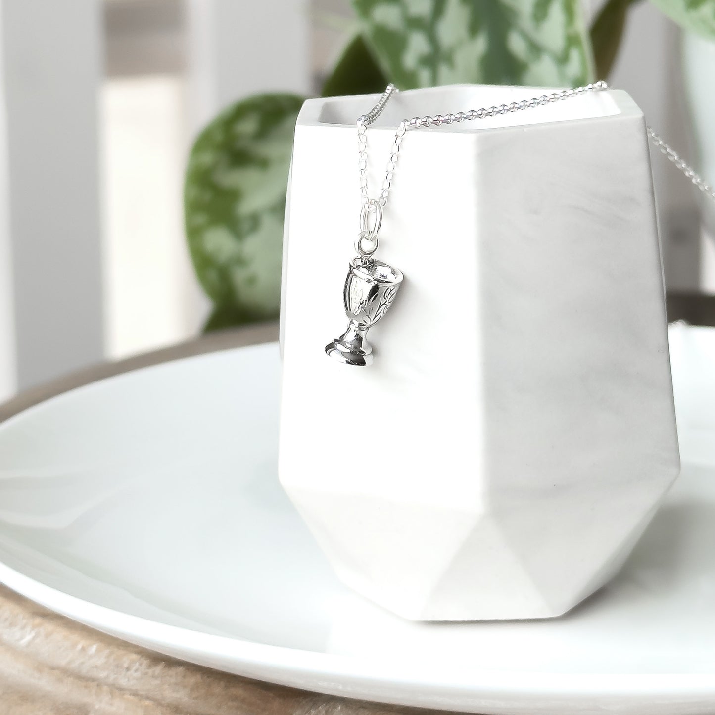 The Silver Cup - Sterling Silver Fairy Chalice Necklace