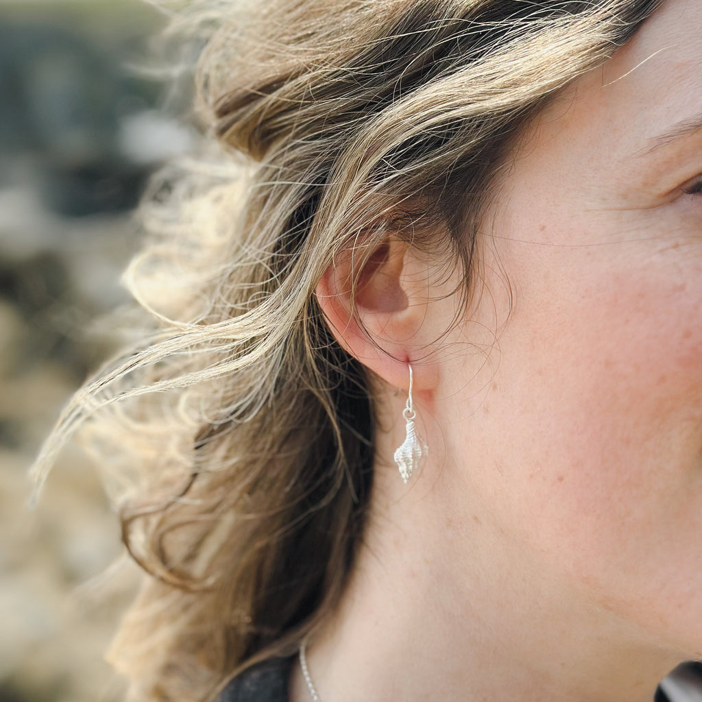 Horse Conch Dangle Earrings
