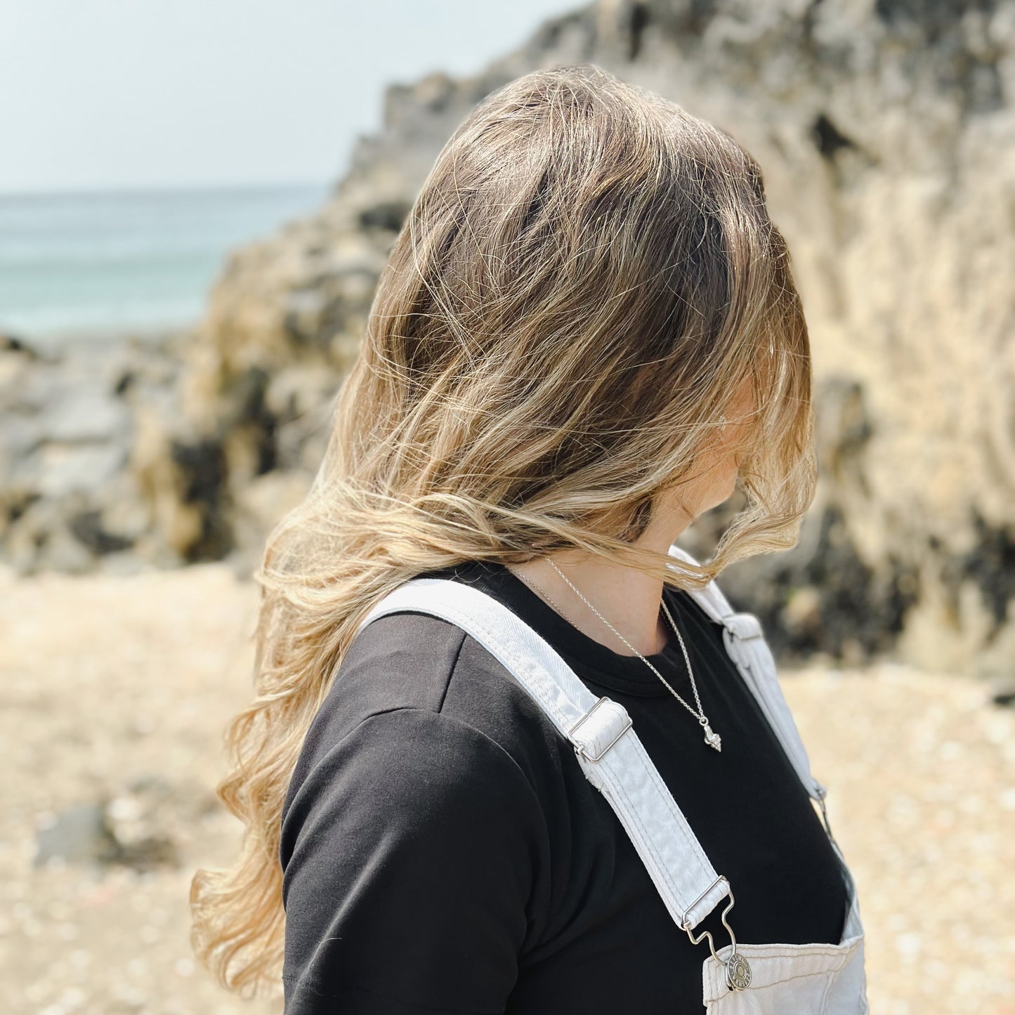 Silver Horse Conch Necklace