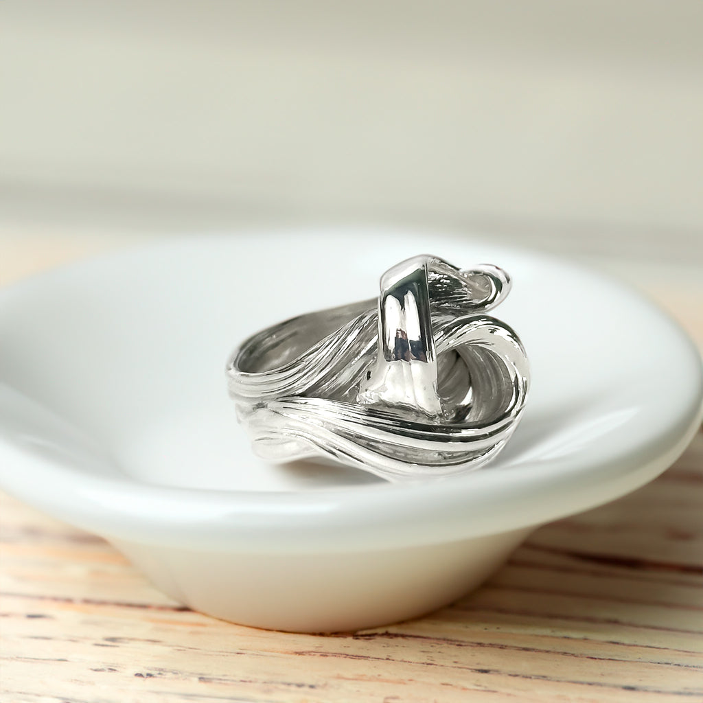 One of a kind Drift Sterling Silver Ring - Size P