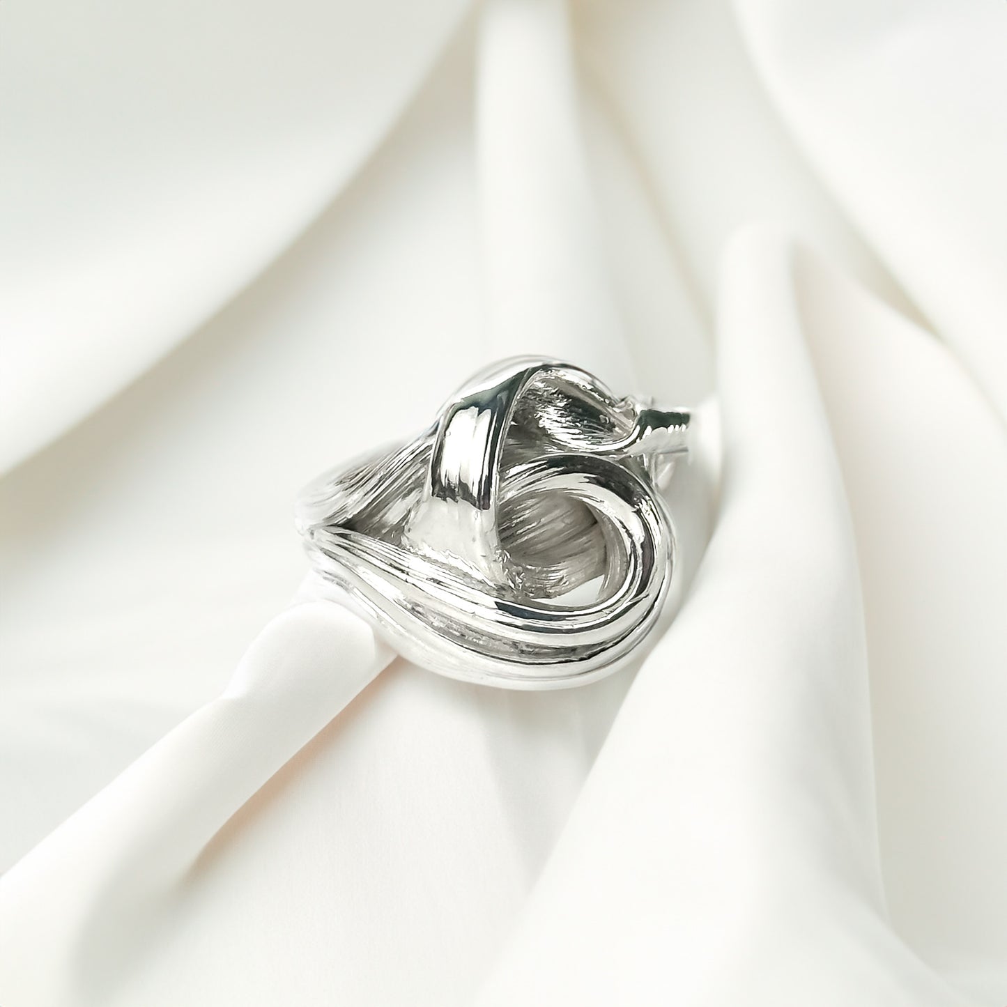 One of a kind Drift Sterling Silver Ring - Size P